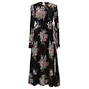 Nº 21 Midi Dress in Floral Print Silk - Autre Marque