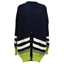 Nº21 Striped Oversized Cardigan in Multicolor Wool - Autre Marque