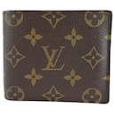 Louis Vuitton Monogram Portefeuille Marco Brown Wallet