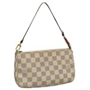 LOUIS VUITTON Damier Azur Pochette Accessoires Pouch N51986 LV Auth 113244 - Louis Vuitton