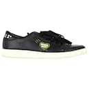 Adidas  x Human Made Stan Smith Low Top Sneakers in Black Leather - Autre Marque