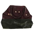 Alexander McQueen De Manta Tote in Burgundy Leather - Alexander Mcqueen