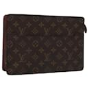 LOUIS VUITTON Pochette Masculina Monogram Bolsa de Clutch M51795 LV Auth 114081 - Louis Vuitton