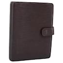 LOUIS VUITTON Epi Agenda MM Day Planner Cover Brown R20043 LV Auth 113815 - Louis Vuitton