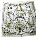 Hermès silk square, model Herbes Folles