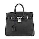 Hermes Birkin 25 Handbag in Black Epsom Leather - Hermès