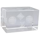 LOUIS VUITTON Paper weight Clear LV Auth 114607S - Louis Vuitton