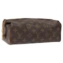 LOUIS VUITTON Monogram Trousse Patte Pression Cosmetic Pouch M47636 Auth bs22142 - Louis Vuitton