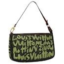 LOUIS VUITTON Monogram Graffiti Pochette Accessoires Orange M92193 Auth 115496 - Louis Vuitton
