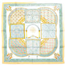 Hermes Carré 90 "CIELS BYZANTINS" 100% Silk Scarf - Hermès
