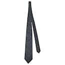 Louis Vuitton Monogram Dots Tie in Navy Blue Silk