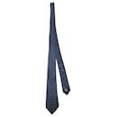 Ralph Lauren Polka Dot Tie in Navy Blue Silk