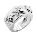 Chanel White Gold Diamond Band Ring