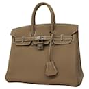 Hermes Birkin 25 Handbag in Etoupe Gray - Hermès
