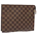 LOUIS VUITTON Poche Toilette 26 Damier Ebene N47543 LV Auth 113197 - Louis Vuitton