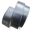 Hermès reversible belt black box / chocolate epsom 100cms box and dustbag