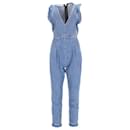 Philosophy di Lorenzo Serafini Denim Jumpsuit in Light Blue Cotton - Autre Marque