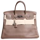 Brown Birkin 40 in Togo leather - Hermès