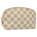 LOUIS VUITTON Pochette Cosmética Damier Azur PM N60024 LV Auth 112970 - Louis Vuitton