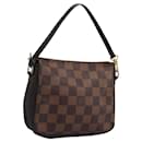 LOUIS VUITTON Damier Ebene Trousse Makeup Pouch N51982 LV Auth 115439 - Louis Vuitton