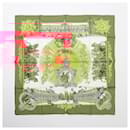 Hermès Carré 90 "SANSSOUCY" 100% Silk Scarf in Red