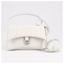 Balenciaga Downtown Mock Croc Shoulder bag in White 671355