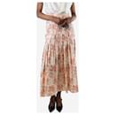 Brock Collection Pink Floral Skirt - UK 8 - Autre Marque