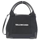 Balenciaga Navy Cabas XS Handbag
