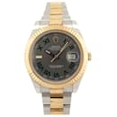 ROLEX DATEJUST II WIMBLEDON 116333 IN 18K GOLD AND STEEL 41MM AUTOMATIC WATCH - Rolex