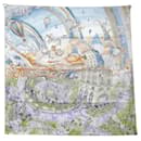 NINE HERMES SCARF THE FOLIES DU FAUBOURG H004147SV04 SQUARE 90 SILK SCARF - Hermès
