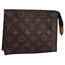 LOUIS VUITTON Monogram Poche Toilette 19 Pouch M47544 LV Auth yk17285 - Louis Vuitton