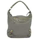 BALENCIAGA Giant Day Shoulder Bag Leather Gray 285437 Auth yk17348 - Balenciaga