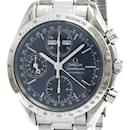 Omega Speedmaster Triple Date Steel Automatic Watch