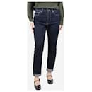 Dark blue high-rise jeans - size UK 10 - Autre Marque