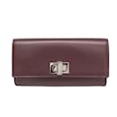 Fendi Peekaboo 8M0377 Women's Leather Long Wallet