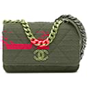 Chanel Pink Tweed 19 Wallet On Chain