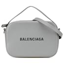 Balenciaga Gray XS Leather Everyday Top Handle Camera Bag