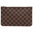 Pochete Neverfull Damier Ebene Marrom Louis Vuitton
