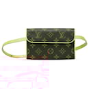 Pochette Florentine Monograma Marrom Louis Vuitton