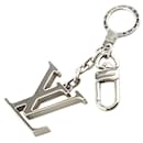 Louis Vuitton Silver LV Initials Key Holder And Bag Charm