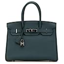 Hermès Green Togo Birkin Retourne 30