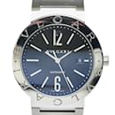 Bvlgari BB42SS Automatic Black Dial Stainless Steel Men's Watch - Bulgari