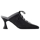 Corset Sandals - Carel - Canvas - Black - Autre Marque