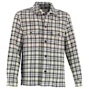  Mr. P. Checked Button-Down Overshirt in Multicolor Wool - Autre Marque