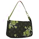LOUIS VUITTON Monogram Rose Pochette Accessoires Pouch M48615 LV Auth BA143A - Louis Vuitton