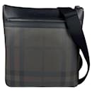 Burberry Shoulder Bag in Black and Dark Brown