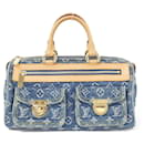 Louis Vuitton Monogram Denim Neo Speedy Boston Bag
