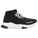 Balenciaga Speed neon logo sock sneakers