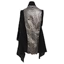 Simona Tagliaferri scaled leather draped vest - Autre Marque