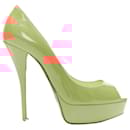Christian Louboutin Lady Peep platform high heel shoes